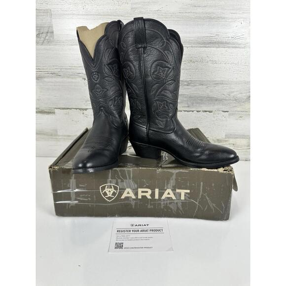 Ariat Women's Heritage Western R Toe Western Cowboy Boot, Size 8 C wide FM - Picture 1 of 15